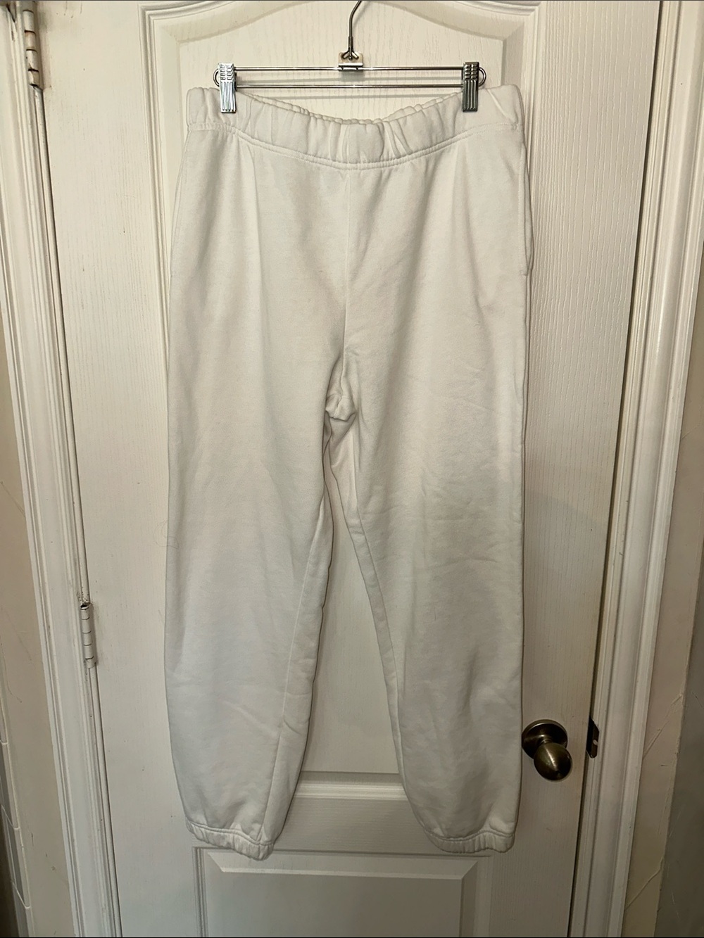 Women's White Track Pants Joggers
